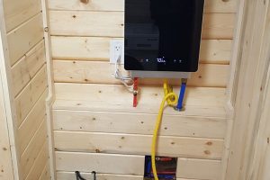 Tankless Water Heater and Humless 1.3 Go Plus Solar Battery